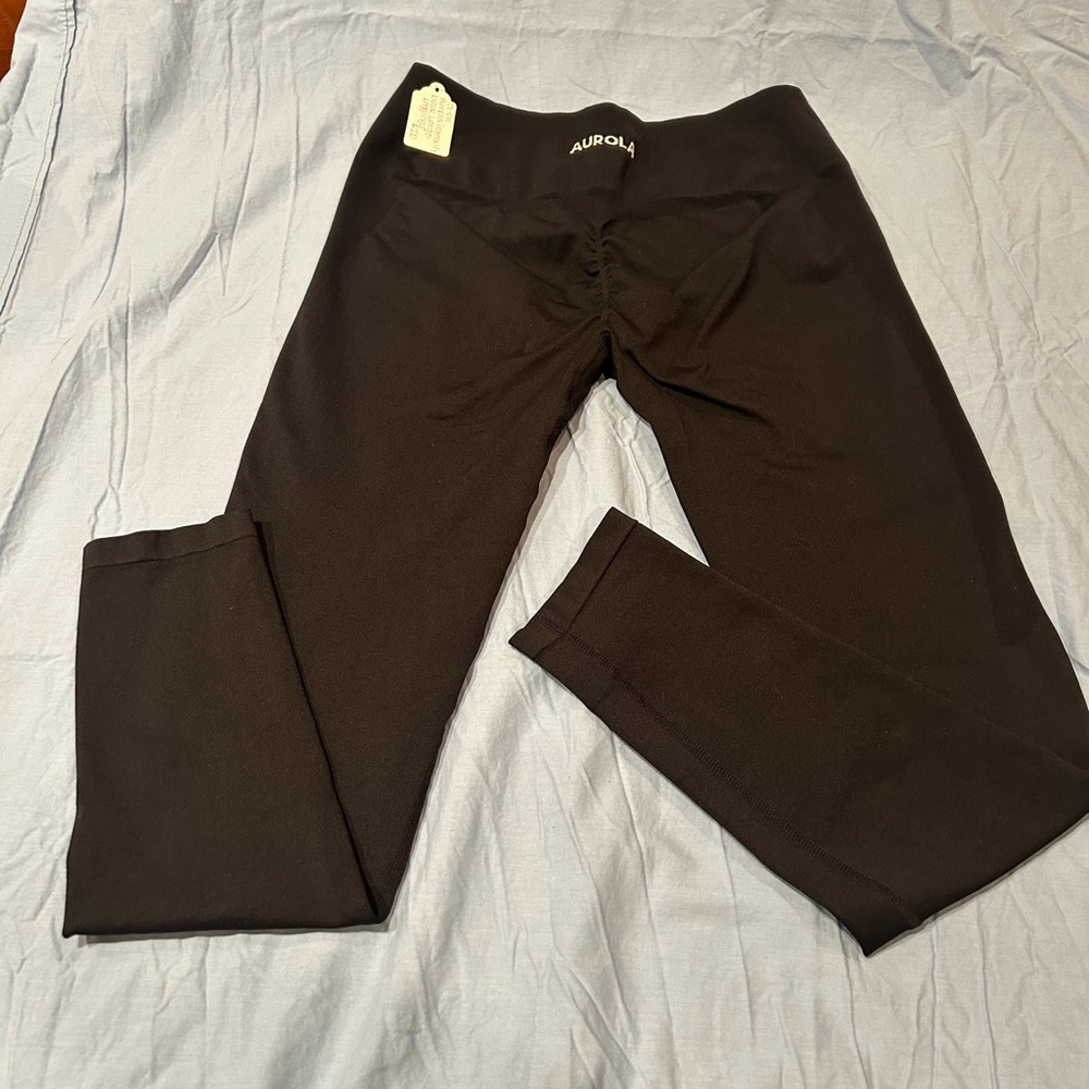 Aurola 7/8 length Intensify Black Large Rear-enhancing Leggings